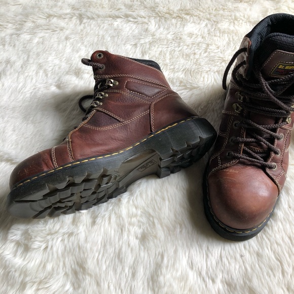 dr martens steel toe safety shoe slip resistant